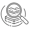Icon für hohe Detailtiefe und Präzision