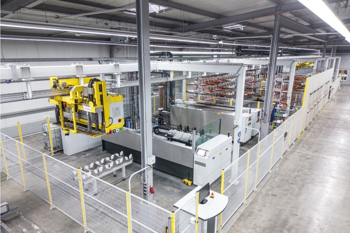 Automatische Fertigungslinie für Tiefdruckzylinder